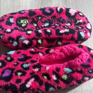 Go Comfort Pink Leopard Slippers